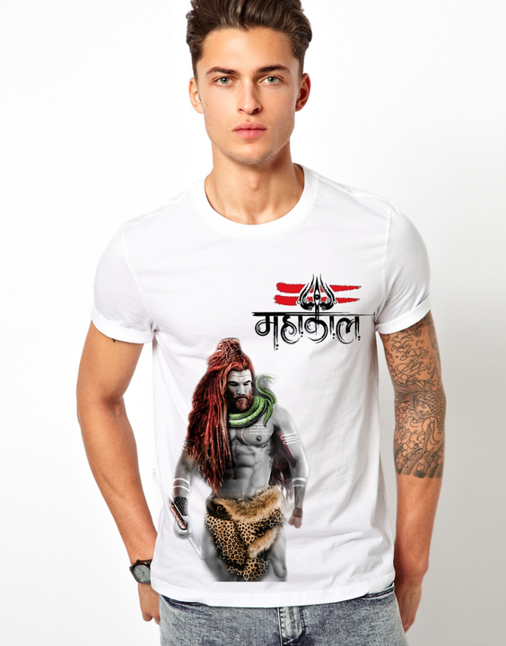 MAHADEyV Printed Tshirts For Men uploaded by Dev Printing Solution on 2/6/2023