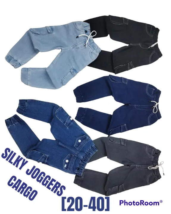 Silky joggers cargo 22-40 uploaded by Shivkrupa Textile on 2/6/2023
