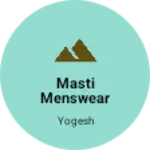 Business logo of Masti menswear