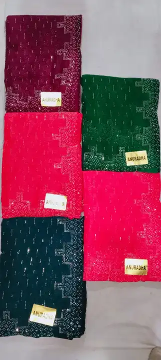 Full siroski work heavy simar uploaded by Suvidha saree collection on 2/6/2023