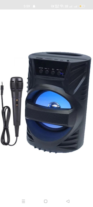 Bluetooth speaker with microphone  uploaded by Zed mart on 2/6/2023