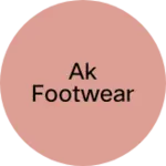 Business logo of Ak footwear