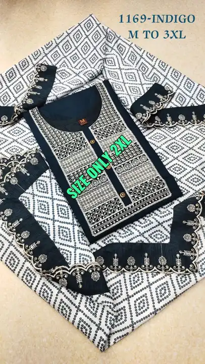 Kurti with dupatta uploaded by Wedding collection on 2/6/2023
