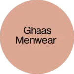 Business logo of GHAAS MENWEAR