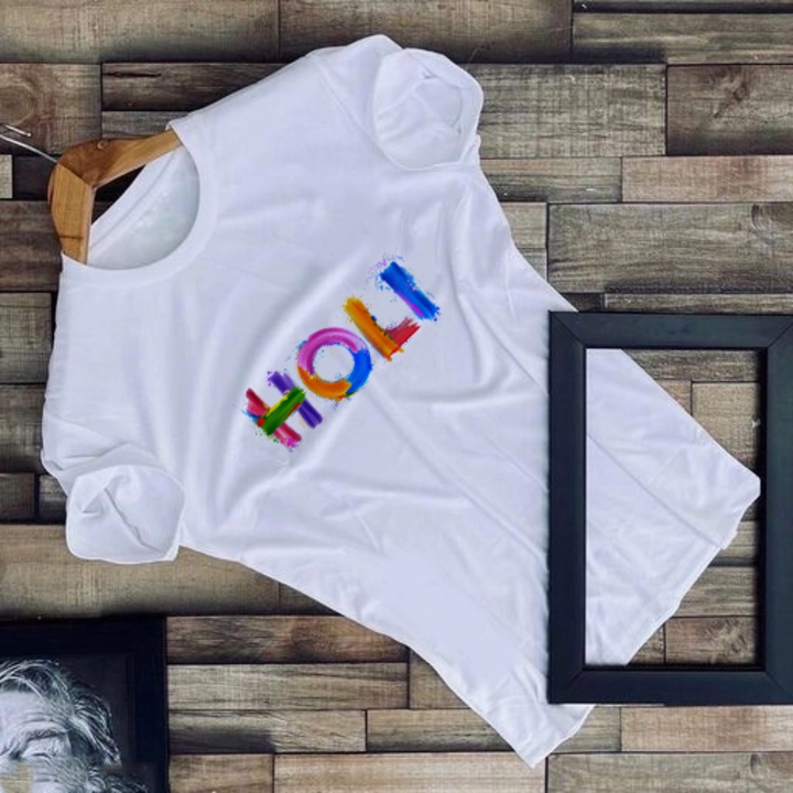 Heavy quality holi tshirt  uploaded by H S CREATION on 5/30/2024