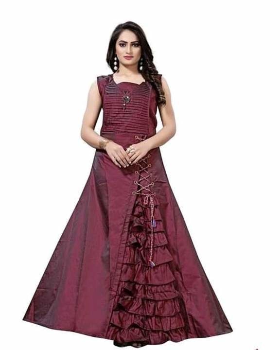 Catalog Name: *Vasavi Attractive Taffeta Silk Western Gowns Vol 4* uploaded by Online shopping 2909 on 2/19/2021