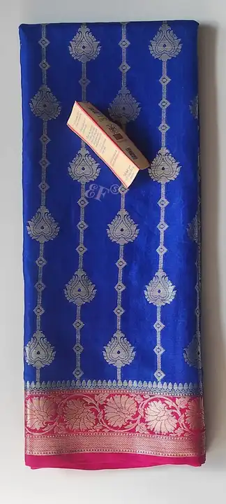 Post image Benarasi
 Semi katan Soft silk 
saree with 
blouse zari woven