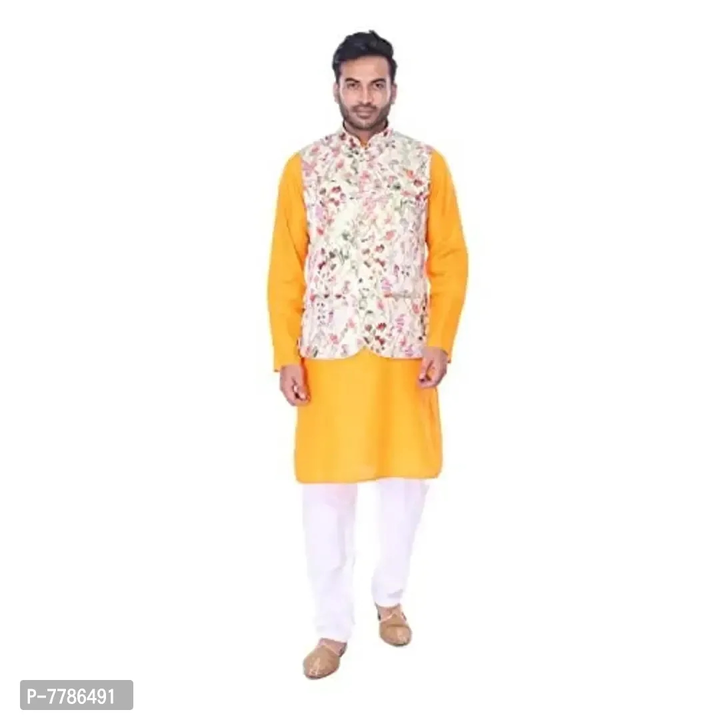 Pehnavaa men's ready to wear cotton kurta ,payjama with nehru jacket uploaded by In Style on 2/6/2023