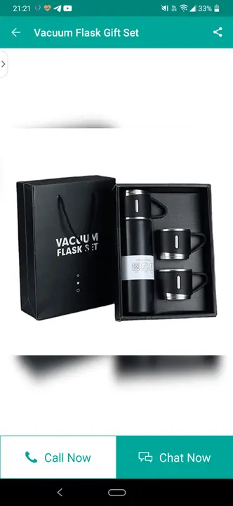 Dandy Vaccume Flask Bottle with set of 3 cups Hot & Cold uploaded by business on 2/6/2023