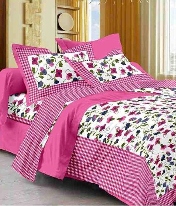 Hand block printed cotton double bed bedsheet  uploaded by The print house  on 5/29/2024