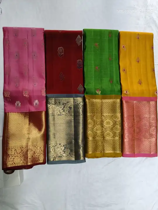 Hand loom pure kanchi pattu silk sarees  uploaded by Manasa pattu silk sarees on 5/30/2024