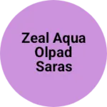 Business logo of Zeal Aqua Olpad Saras road