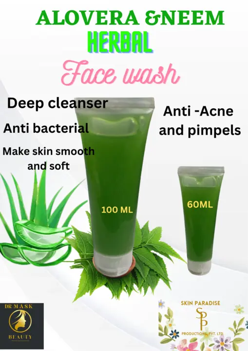 Acne pimpels  Alovera &Neem face wash  uploaded by Skinparadise beauty products on 5/29/2024