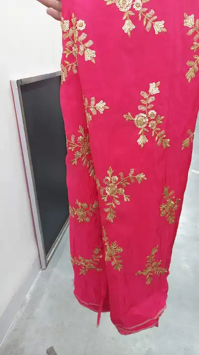 Upada silk work fabric pure uploaded by Super fabrics on 2/7/2023