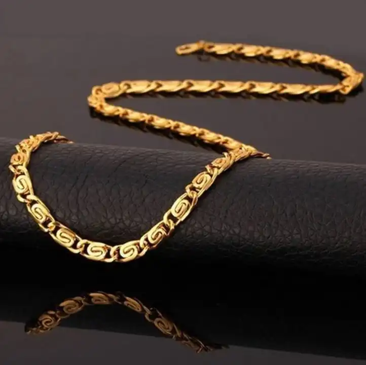 Gold plated chain for men uploaded by Gupta Enterprises on 2/7/2023