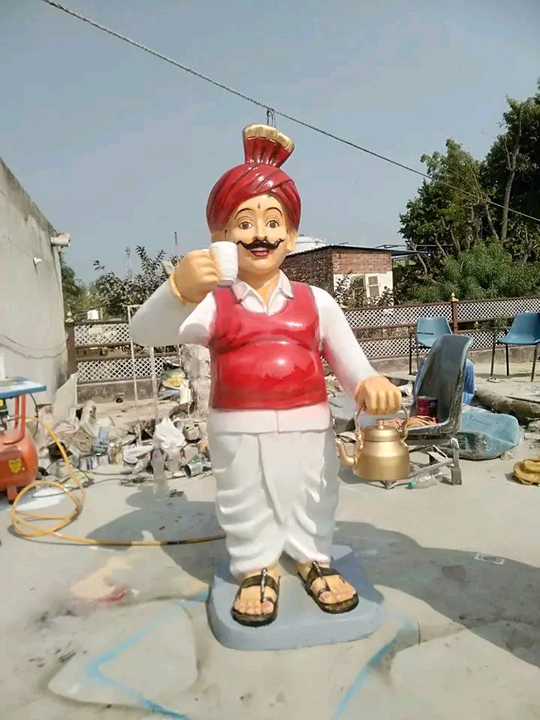 Tea man statue uploaded by business on 2/7/2023