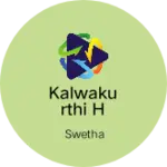 Business logo of Kalwakurthi Hyderabad road 5621