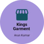 Business logo of Kings garment