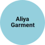 Business logo of Aliya garment