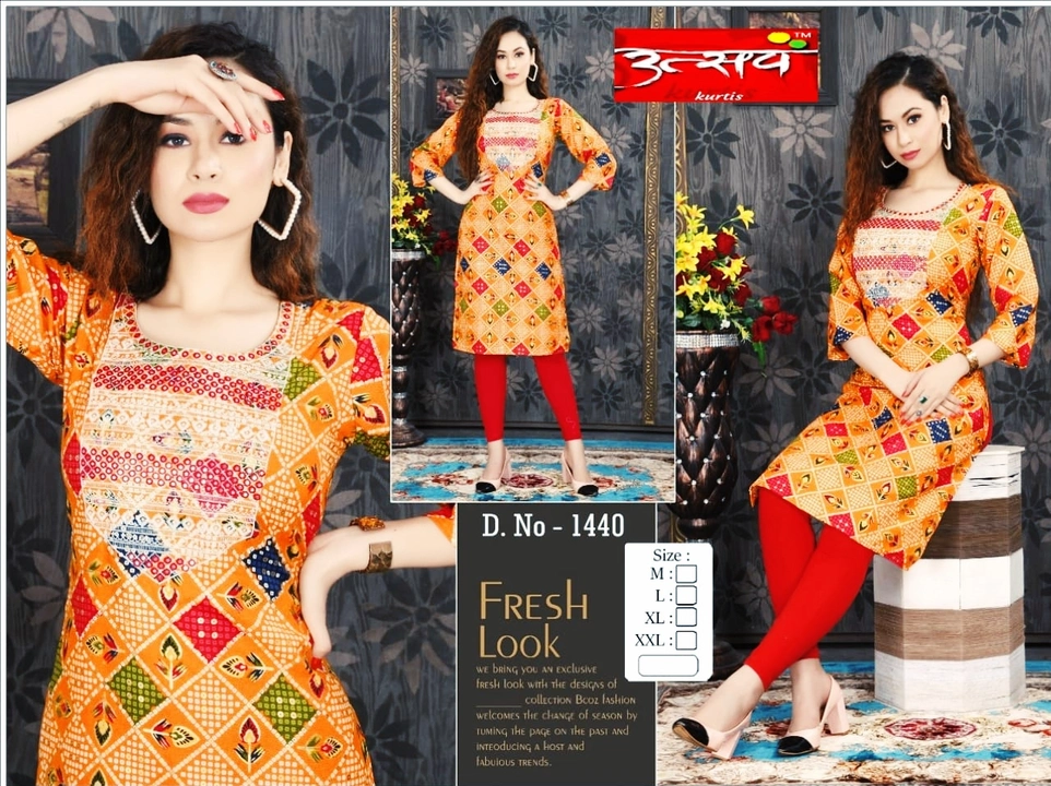 Exclusive designer kurti  uploaded by Colours seven on 2/7/2023