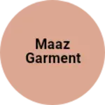 Business logo of Maaz garment