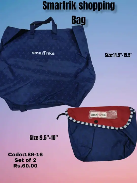 Smartrik Amazing shopping Bag set of 2 uploaded by Sha kantilal jayantilal on 2/7/2023