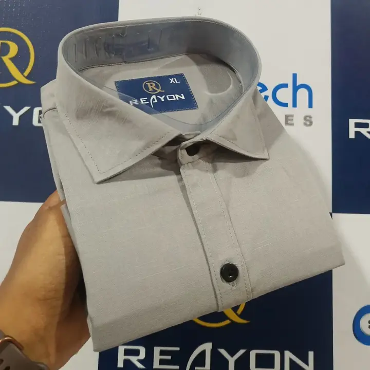 Plain Slim Fit Shirt  uploaded by ALRATECHTEXTILES /REAYON on 2/7/2023
