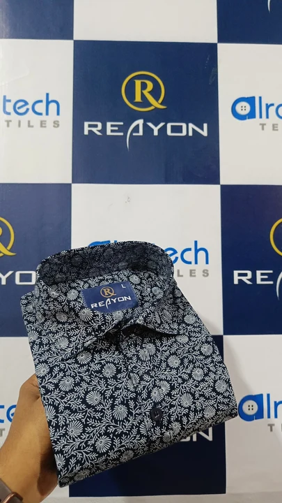 Printed pattern Slim Fit Shirt  uploaded by ALRATECHTEXTILES /REAYON on 2/7/2023