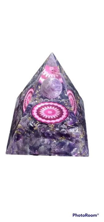 Amethyst sphere orgone pyramid  uploaded by Kalin Couture on 2/7/2023