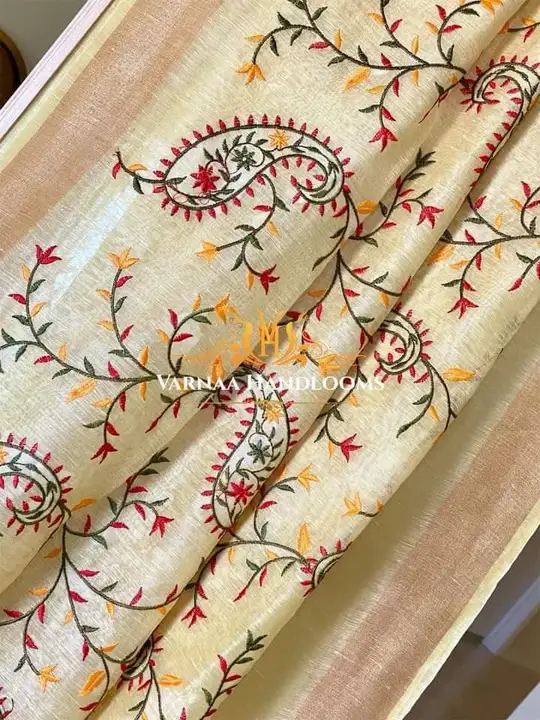 KOTA SLUB WITH EMBROIDERY DESIGN SAREE  uploaded by S.N.COLLECTIONS  on 2/7/2023