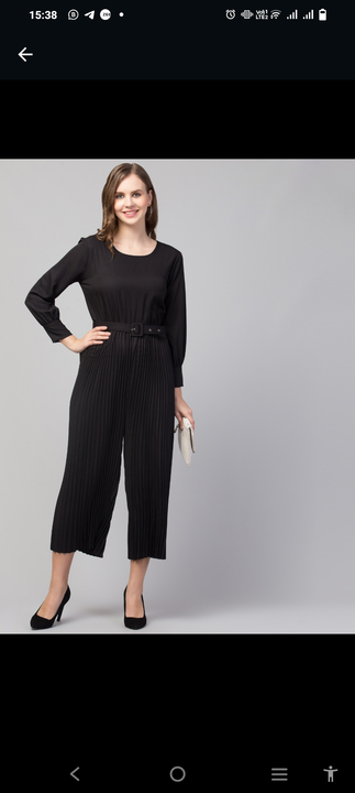 Platted Trendy Jumpsuit uploaded by Fashion Plazza on 2/7/2023