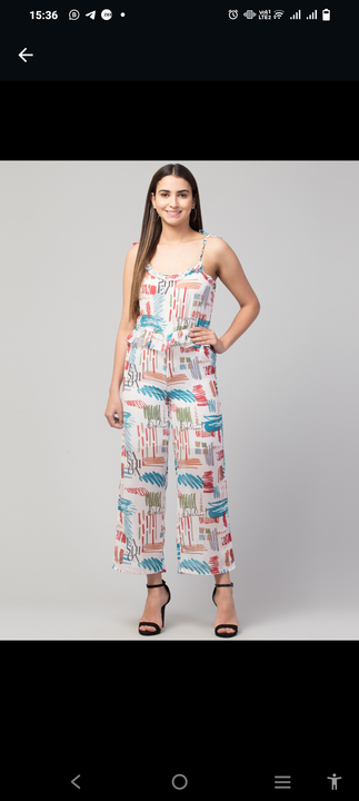 Georgette Jumpsuit  uploaded by Fashion Plazza on 2/7/2023