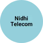 Business logo of Nidhi telecom