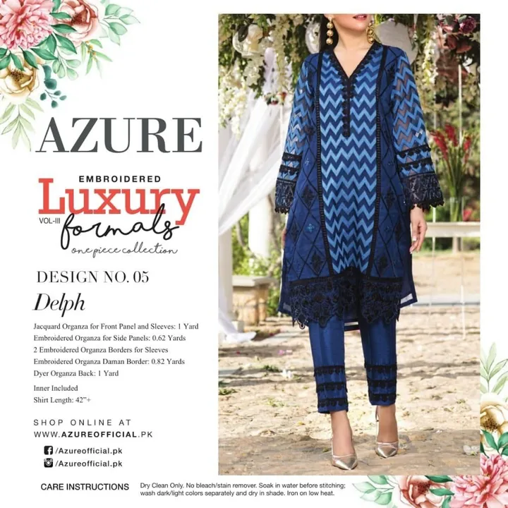 🚨🚨 *AVAILABLE AT THROW AWAY PRICE DON’T MISS IT* 🚨🚨

♨️♨️ *MOST DEMANDING* ♨️♨️

*AZURE EMBROIDE uploaded by Roza Fabrics on 2/7/2023