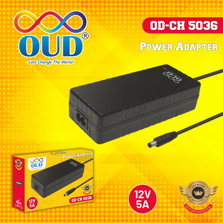 Oud leptop charger available 12w 5A uploaded by B.R. ENTERPRISES  on 2/7/2023