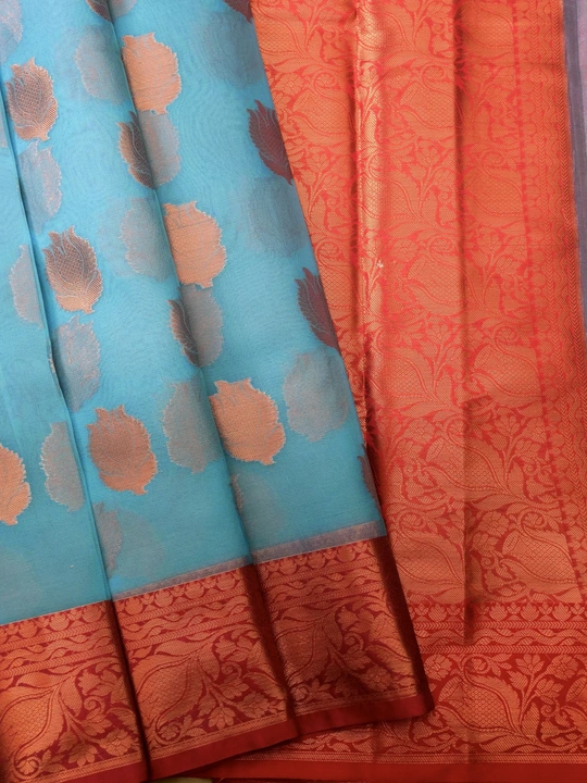 Banarasi Organza Saree uploaded by Yasmeen Fabrics on 2/7/2023