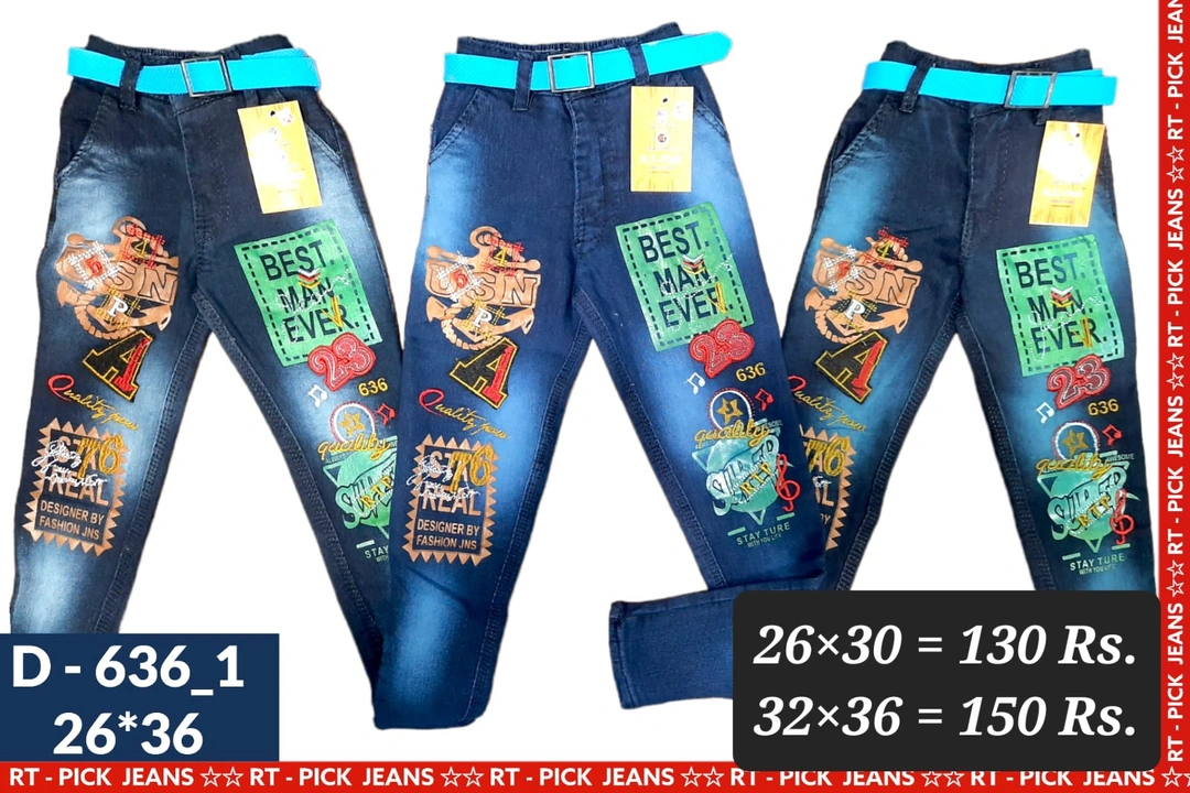 Kids Jeans uploaded by RISHABH TRADERS on 2/7/2023