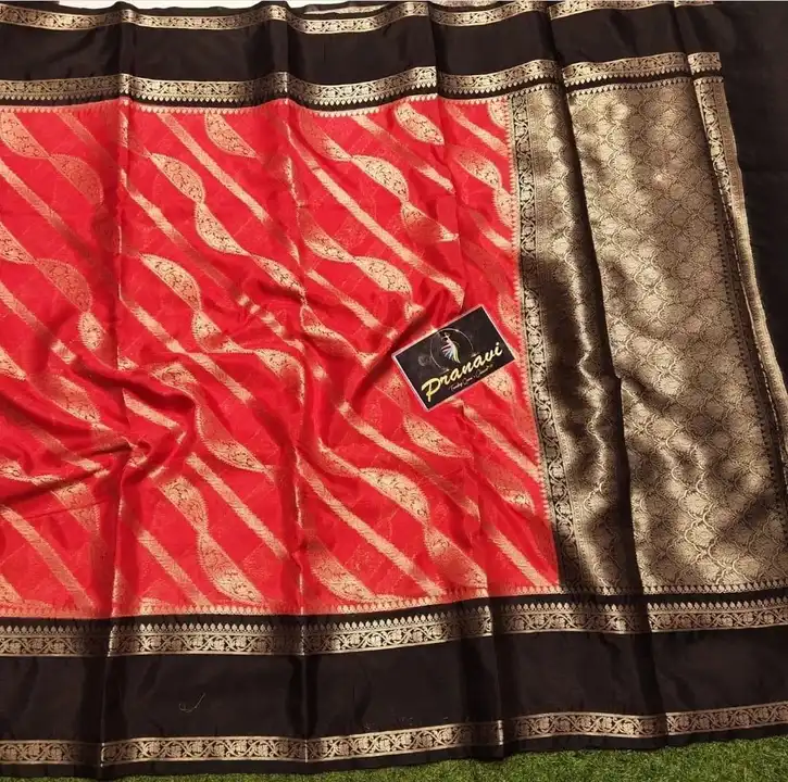 Banarasi fancy waam silk saree uploaded by business on 2/8/2023