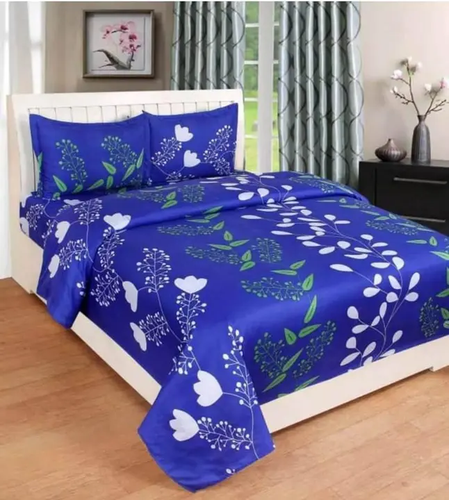 Super soft double bedsheet with 02 pillow covers uploaded by Palbhar home furnishing on 2/8/2023