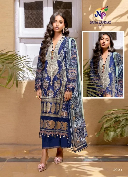 Felza memon karachi design suit Dress material uploaded by Swastik creation on 2/8/2023