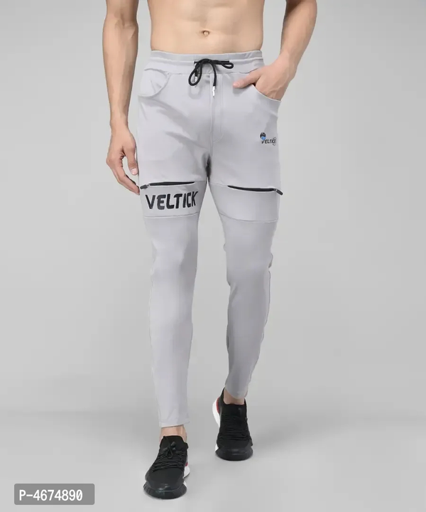 Men's Lycra Grey Track Pant uploaded by wholsale market on 5/29/2024