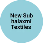 Business logo of New subhalaxmi textiles