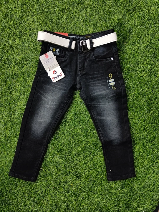 Material : Knitted Denim 
Color : 2
Occasion : Kid's Wear 
Size: 22 To 30
Denim Fade: Medium treated uploaded by Envy Jeans on 2/8/2023