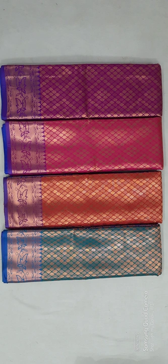 banarsi copper zari and Colour zari softy silk saree uploaded by business on 2/8/2023
