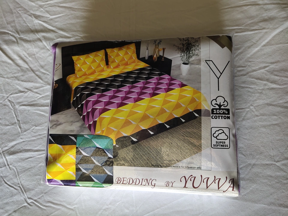 cotton 108×108 king size bedsheet  uploaded by YUVVA TEXTILE on 2/8/2023