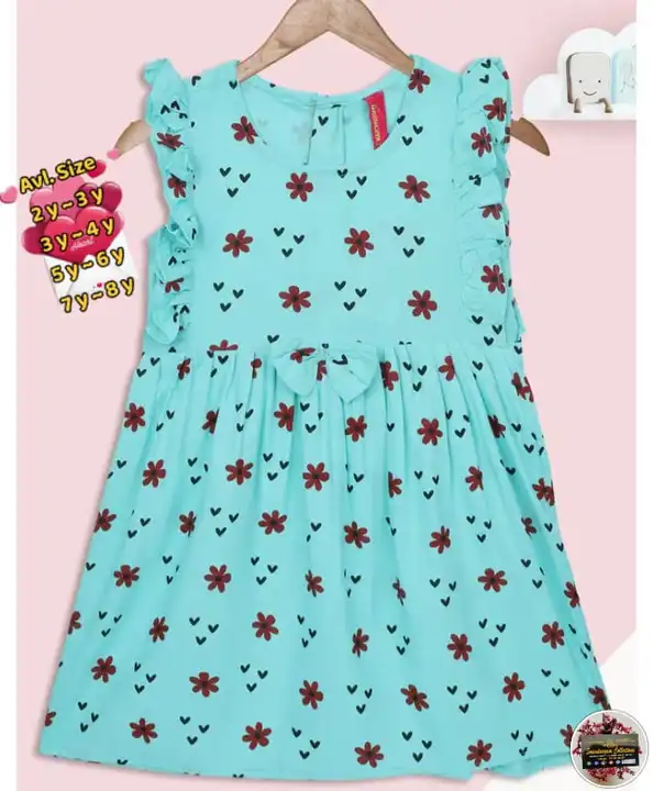 Kids Rayon Dresses & Frocks uploaded by Sowndaryam Collections DS96 on 2/8/2023