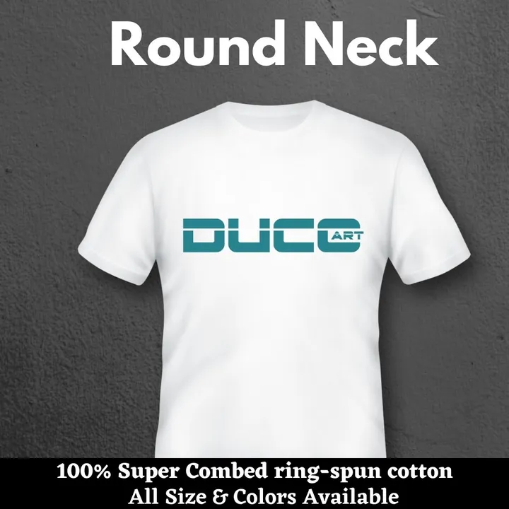 Round Neck Tshirt uploaded by DucoArt Private Limited on 5/28/2024
