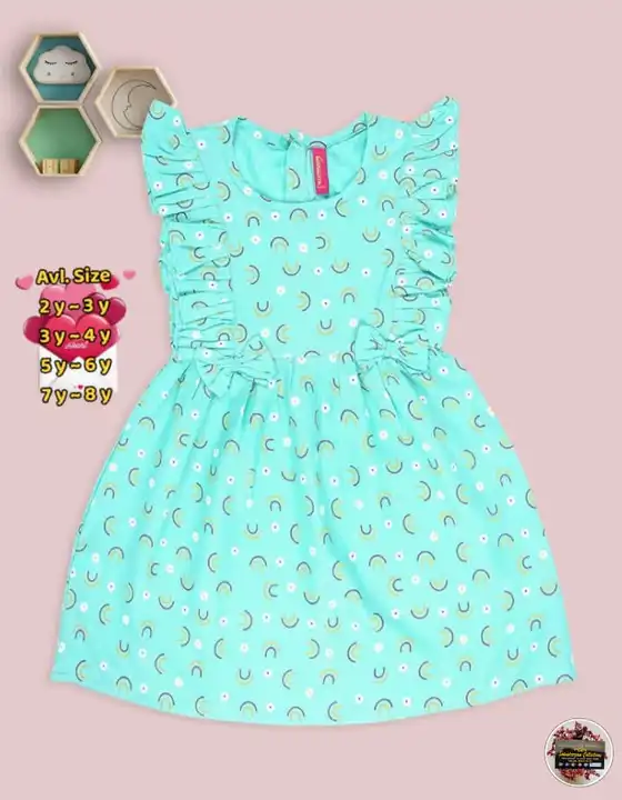 Kids Rayon Dresses & Frocks uploaded by Sowndaryam Collections DS96 on 2/8/2023