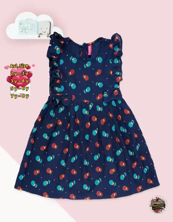 Kids Rayon Dresses & Frocks uploaded by Sowndaryam Collections DS96 on 5/31/2024