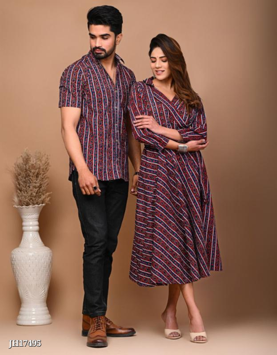 Jaipuri Kurtis, Onepiece, With Umbrella Cut And Mens Shirts* uploaded by Handloom print on 2/8/2023